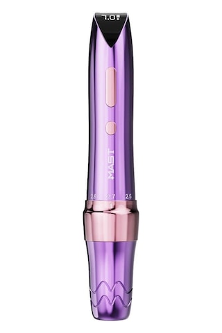 Mast P60 Wireless Tattoo Pen Machine With 2.2mm-3.2mm Adjustable Strokes Permanent Makeup-purple