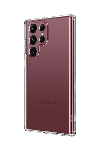 Galaxy Uyumlu S23 Ultra Uyumlu Tchs 2mm Anti Shock Silikon-renksiz Renksiz