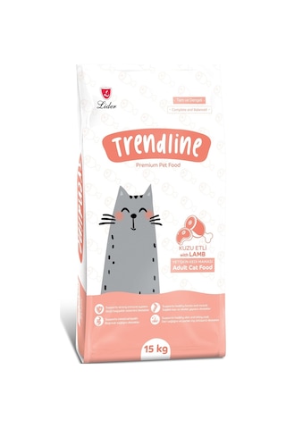 Trendline Kuzu Etli Yetişkin Kedi Maması 15 KG