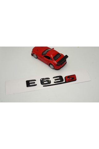 E 63 S Bagaj Parlak Siyah ABS 3M 3D Yazı Logo