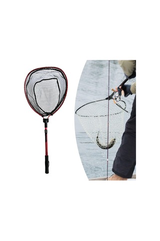 Suntek Balık Ağı Teleskopik Saplı 1-bölüm-kırmızı