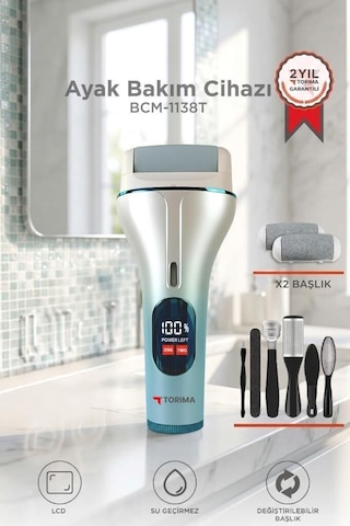 Premium Set Yeni Ayak Bakım Törpüsü Bcm 1138t Beyaz