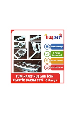 Kuş Yemlik Mamalık Kumluğu Ballık Darı Meyve Tutacağı 6 Lı Set