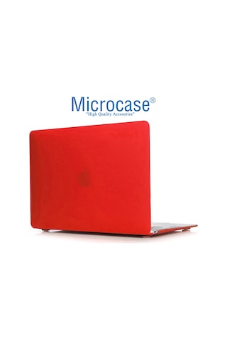 MacBook Pro 15 A1990 Touch Bar Shell Kapak Kılıf - Kırmızı AL3372