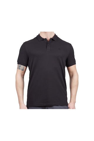 600603 Alpinist Roc Erkek Polo T-Shirt Siyah L Siyah