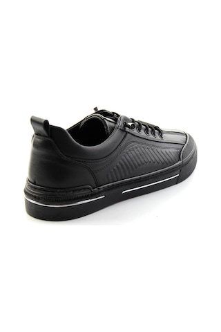 Bambi Siyah Napa Hakiki Deri Erkek Sneaker E01438096043