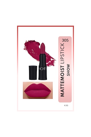 Note Cosmetique Mattemoist Lipstick Mat Bitişli Ruj 305 Show - Pembe