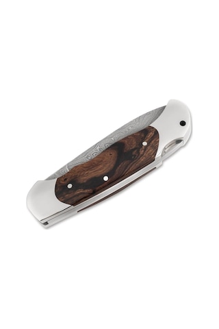 Böker Manufaktur Optima Ironwood Damast Kamp Çakı Çok Renkli