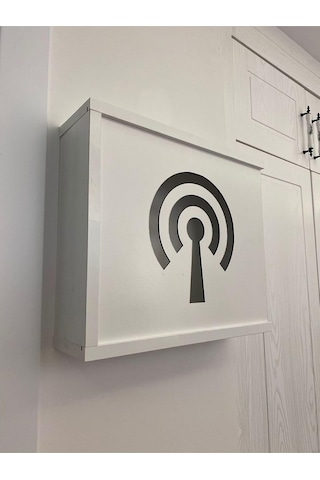 Rmd Shop Wifi Modem Saklama Kutusu 35 X 40 Cm Beyaz Genel