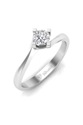 0,30 Karat F Renk Uluslararası Sertifikalı Pırlanta Tektaş Yüzük (464657500)