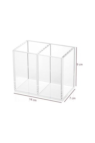 Bölmeli Pleksi Organizer 2 Bölmeli Diğer