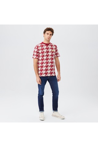 The Hundreds Hounds Erkek Bordo T-shirt