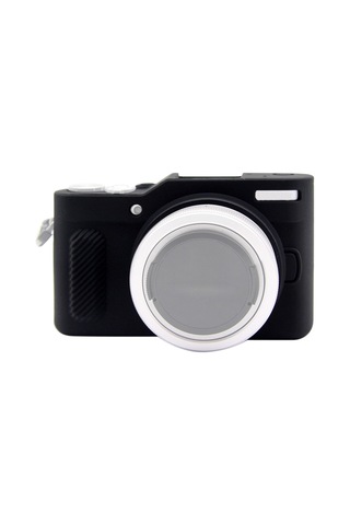 Panasonic Lumix Gf10 İçin Puluz Yumuşak Silikon Koruyucu Kılıf Siyah Diğer