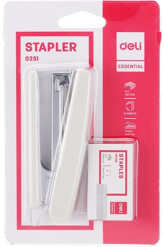 Deli E0251 Zımba Makinesi No:10+zımba Teli 10 Sayfa