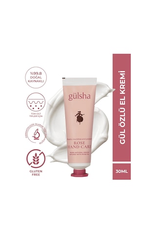 Gülsha Gül Özlü El Kremi 30 ML