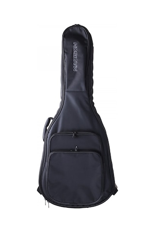 Madison Mdgb3-bk Akustik Gitar Kılıfı Orta Seviye - Temel Koruma Günlük Taşıma İçin Hafif Tasarım, Toz Geçirmez Fermuarlı Yapı, Standart Koruma Pedleri Uyum: Standart Akustik Gitarlar