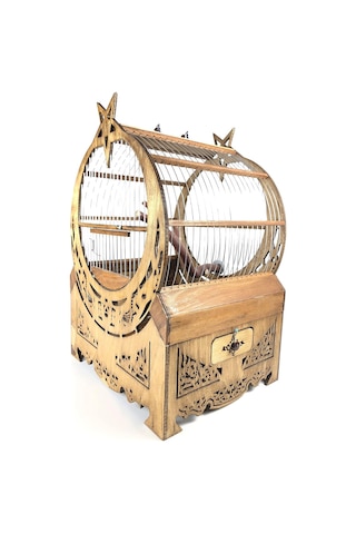 Naturbirds Ahşap Ayyıldız Kafes