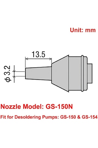 Goot Gs-150N Yedek Pompa  Ucu