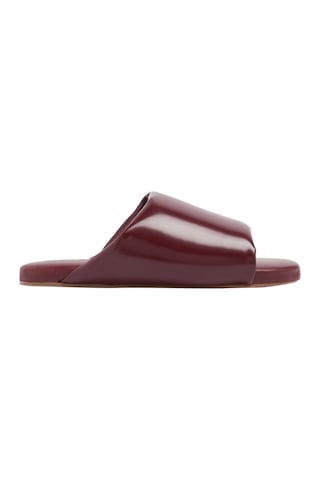 Bottega Veneta Konforlu Şık Terlik - Bordo 091 Sıyah
