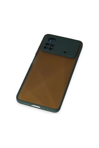 Cosmotex Newface Xiaomi Poco X4 Pro 5g Kılıf Montreal Silikon Kapak - Yeşil