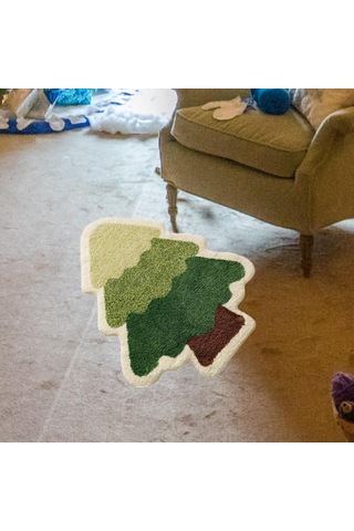 Suntek Yılbaşı Ağacı Halısı Nordic Sağlam Yumuşak Stil-b Stil B