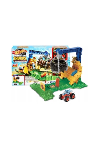 Hot Wheels Monster Trucks Arenada Rhinomite Mücadelesi Oyun Seti Htp18