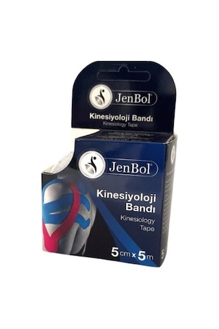 Jenbol Kinesiology Tape Ağrı Bandı 5 Cm X 5 M - Beyaz