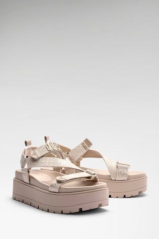 Guess Fetta Kadın Sandalet Fljfttfal03 Krem