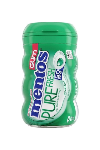 Mentos Pure Fresh Yeşil Naneli Sakız 4 Adetli * 60 G.