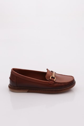Venüs 26484109y Kadın Deri Loafer Ayakkabı Taba Ç