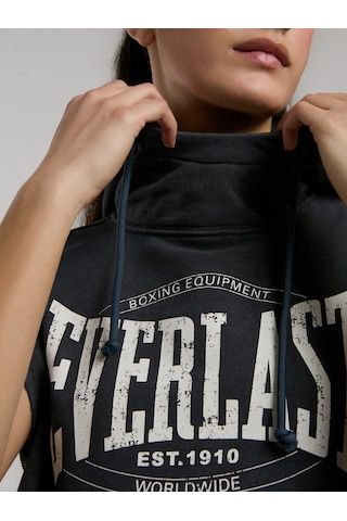 Everlast Authentic Boxing Wmn Oversize Antrasit Kadın Kolsuz Sweatshirt Antrasit