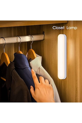 Mıknatıslı Masa Lambası 3 Farklı Işık Modu, Usb Şarjlı Kumandalı Gece Lambası Beyaz