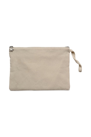 Zepplin Giyim Sepultura Against Krem Clutch Astarlı Cüzdan / El Çantası Krem