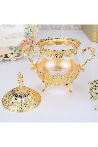 Westworld Fildişi Porselen Şekerlik Seramik Süt Kabı Gıda Saklama Kapları Mutfak Aletleri Kahve Ve Çay Ak