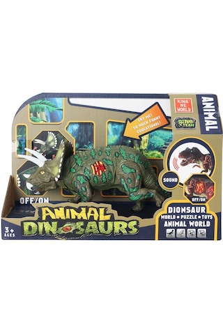 Animal Dinosaurs Serisi Sesli Işıklı Dino A5
