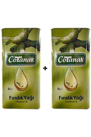 Çotanak Fındık Yağı Teneke 2 x 5 L