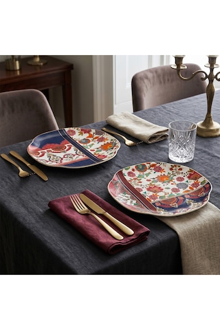 Lucky Art Etro Bone 20 Cm 2li Tabak Seti Lyhd 773 Çok Renkli