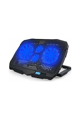 Laptop Cooler S-18 4 Fanlı Işıklı 17 Inç Uyumlu Laptop Sogutucu