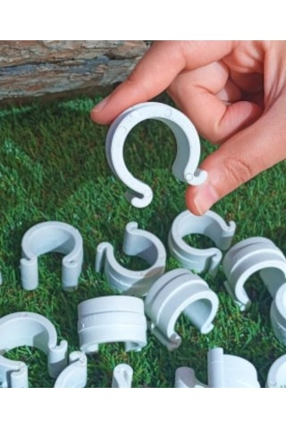 Sera Klipsi 20 Adet 27 lik 3/4 Üç Çeyrek Çakma Sera Klips