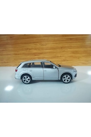 Welly Audı Q7 1/36 Ölçek Gri Çek Bırak Metal Model Araba