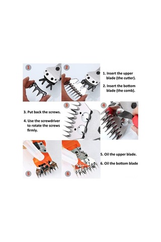 Besthome1 13 Dişli Yüksek Karbon Çelik Koyun Makası Bıçağı - Alpaka Ve Lama Tıraşı İçin