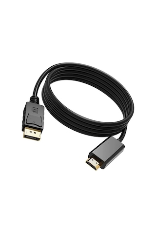 Displayport To HDMI Dp Dönüştürücü Kablo Altın Uçlu 1.8 M