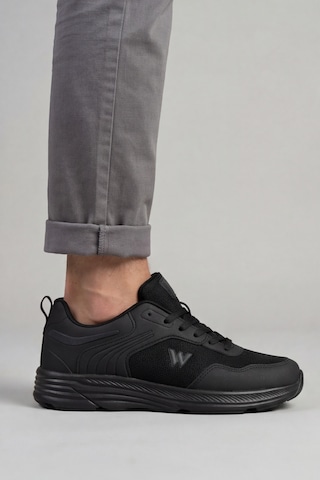 Liarca Comfy Step Siyah Günlük Spor Sneaker Kaymaz Taban Konfor Serisi Erkek Ayakkabı