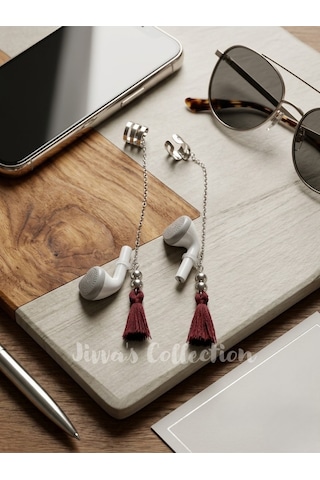 Bluetooth Kulaklık Kayıp Önleyici.kulaklık Tutucu. Deliksiz Sıkıştırma Kıkırdak Küpe Fake Küpe. Gümüş