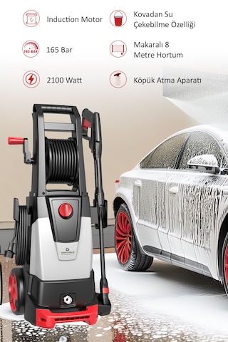 Yıkama Makinesi İndüksiyon Motorlu 165 Bar Gp2100ac