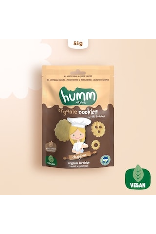 Humm Organic Tahinli ve Pekmezli Vegan Kurabiye 55 G