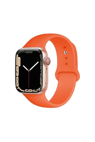 Apple Uyumlu Watch 2/ 3/ 4/ 5/ 6/ 7/ 8/ Se 38/ 40/ 41mm Yumuşak Silikon Large Kordon