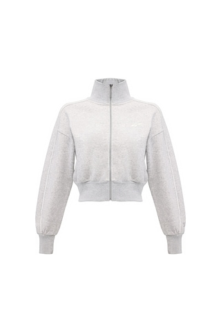 Reebok Brooklyn Cropped Bomber Gri Kadın Eşofman Üstü 000000000102237908