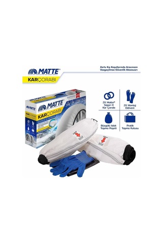 Matte Lastik Kar Çorabı Kar Zinciri Muadili Yüksek Kalite Tekstil Kar Zinciri Superx Series Large Diğer