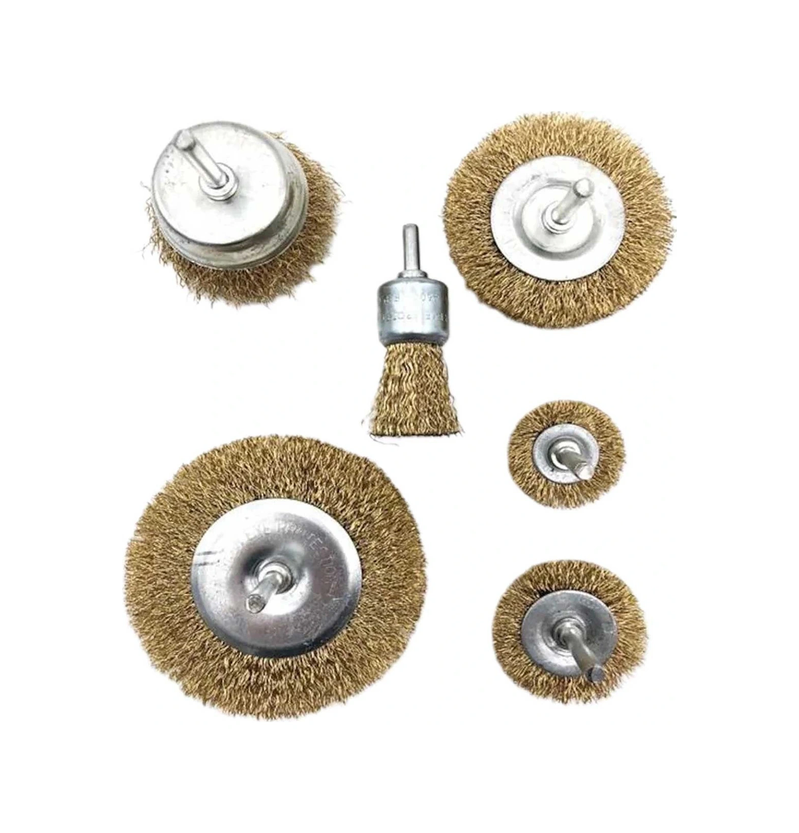 6& Apos Lı Pimli Tel Fırça Seti Pas Yağ Kir Boya Yapışkan Çözücü 1 Battery